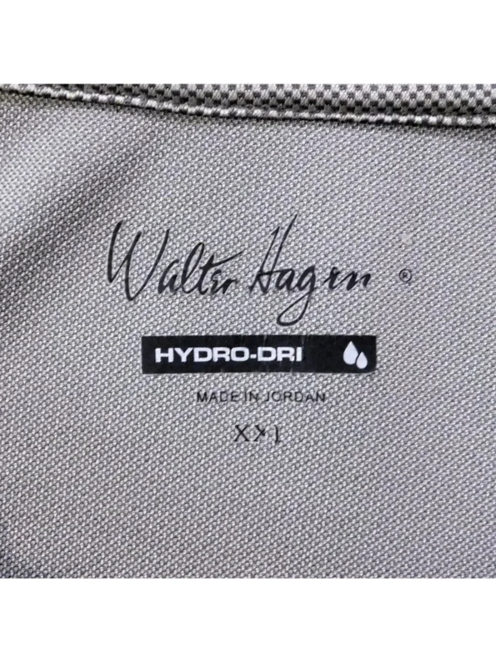 Walter Hagen Hydro-Dri Polo Golf Shirt Mens 2XL Brown Polyester Short Sleeve